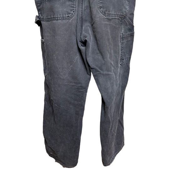 VTG USA Carhartt Double Knee pants B01 Faded Distressed Denim 34x30 - Picture 6 of 6